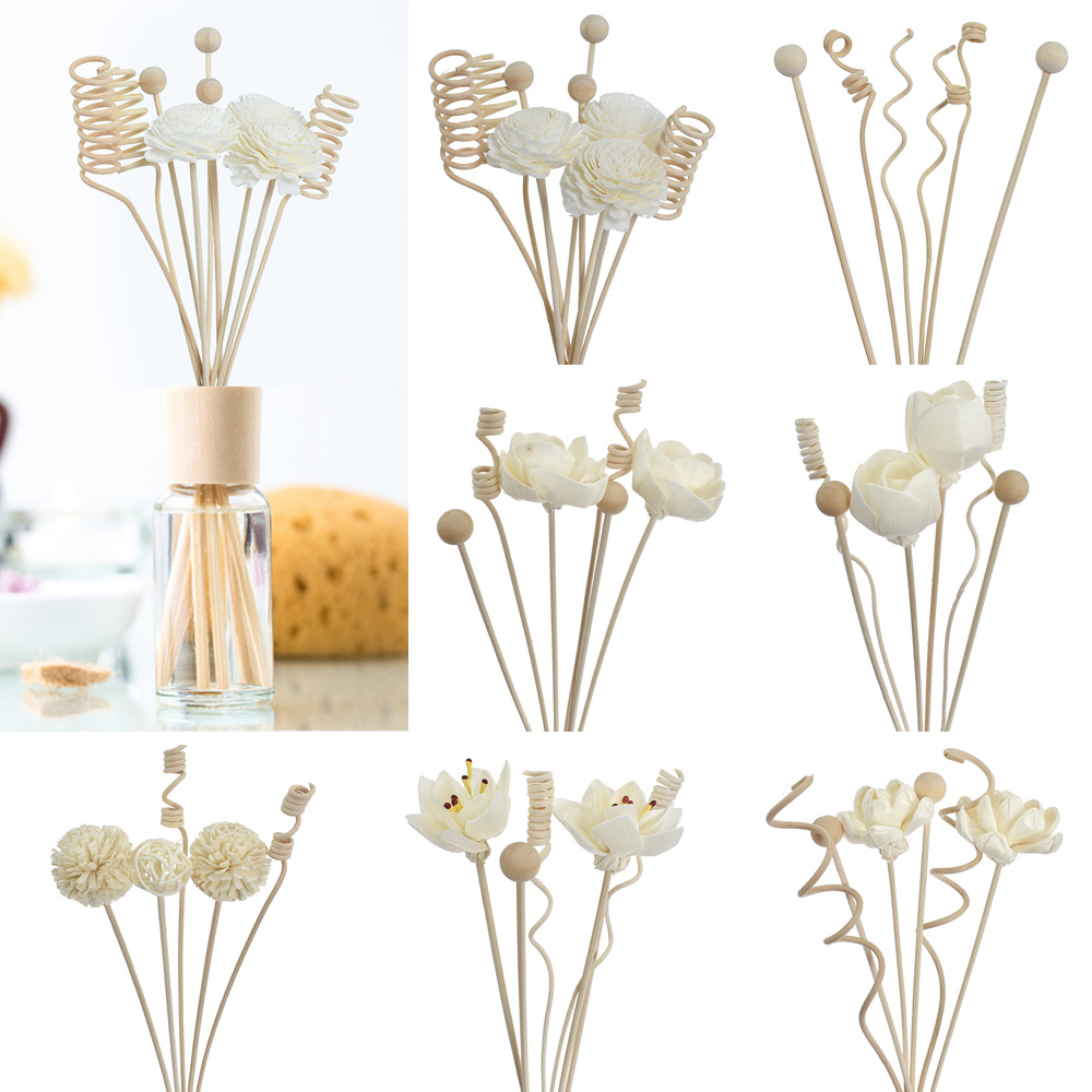 Home Fragrance Stick - 6 قطعة/8 قطعة/9 قطعة زهرة اصطناعية