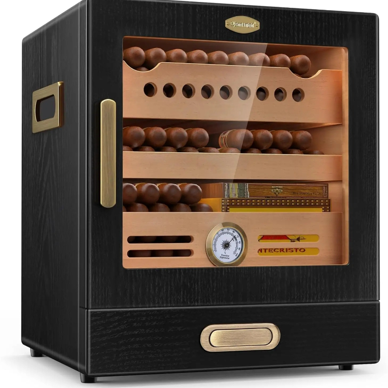 Home Fragrance Maple Walnut - خزانة حفظ السيجار، درج من خشب