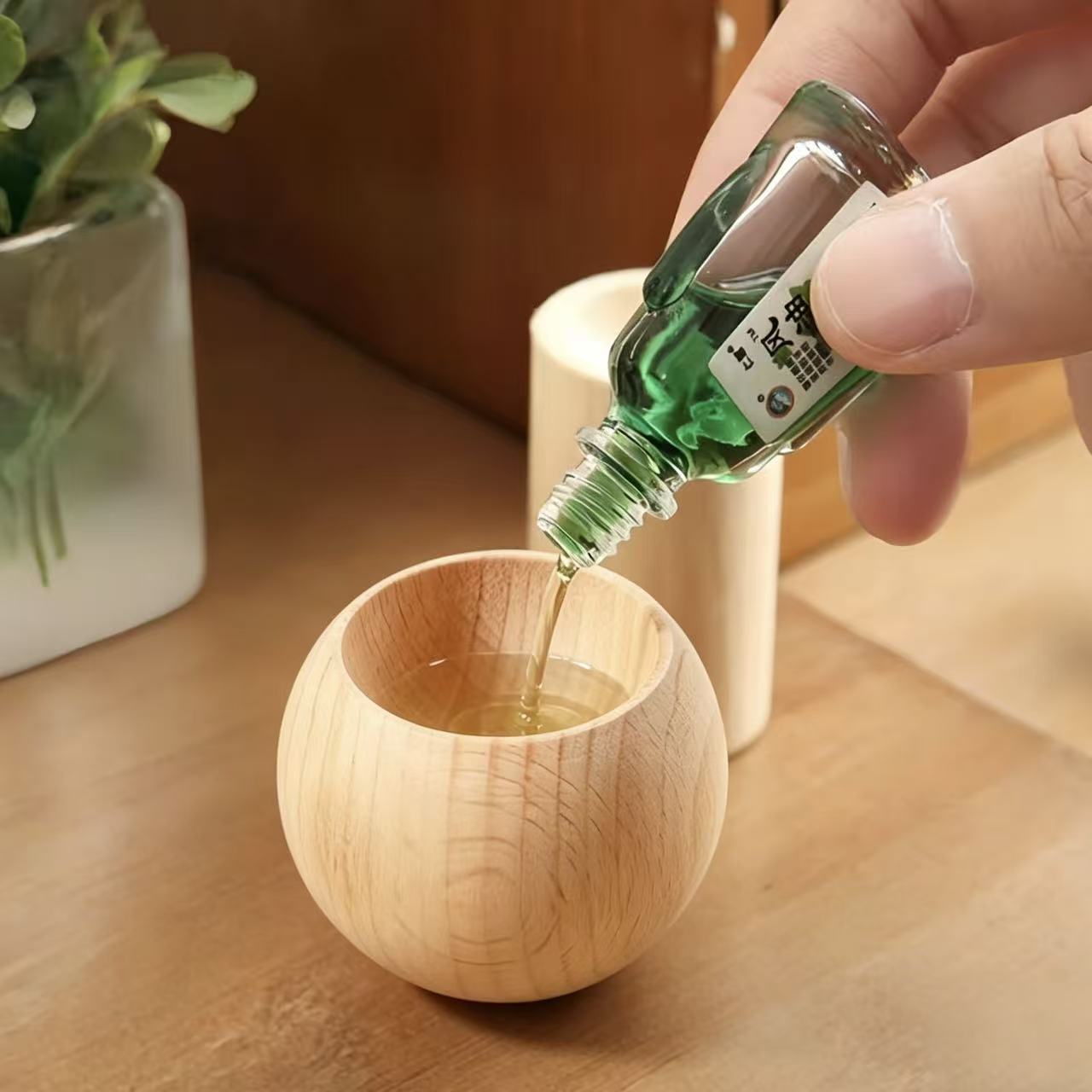 ناشر عطر خشبي محمول للزيوت الع - مراجعة Home Fragrance Natural وسعره