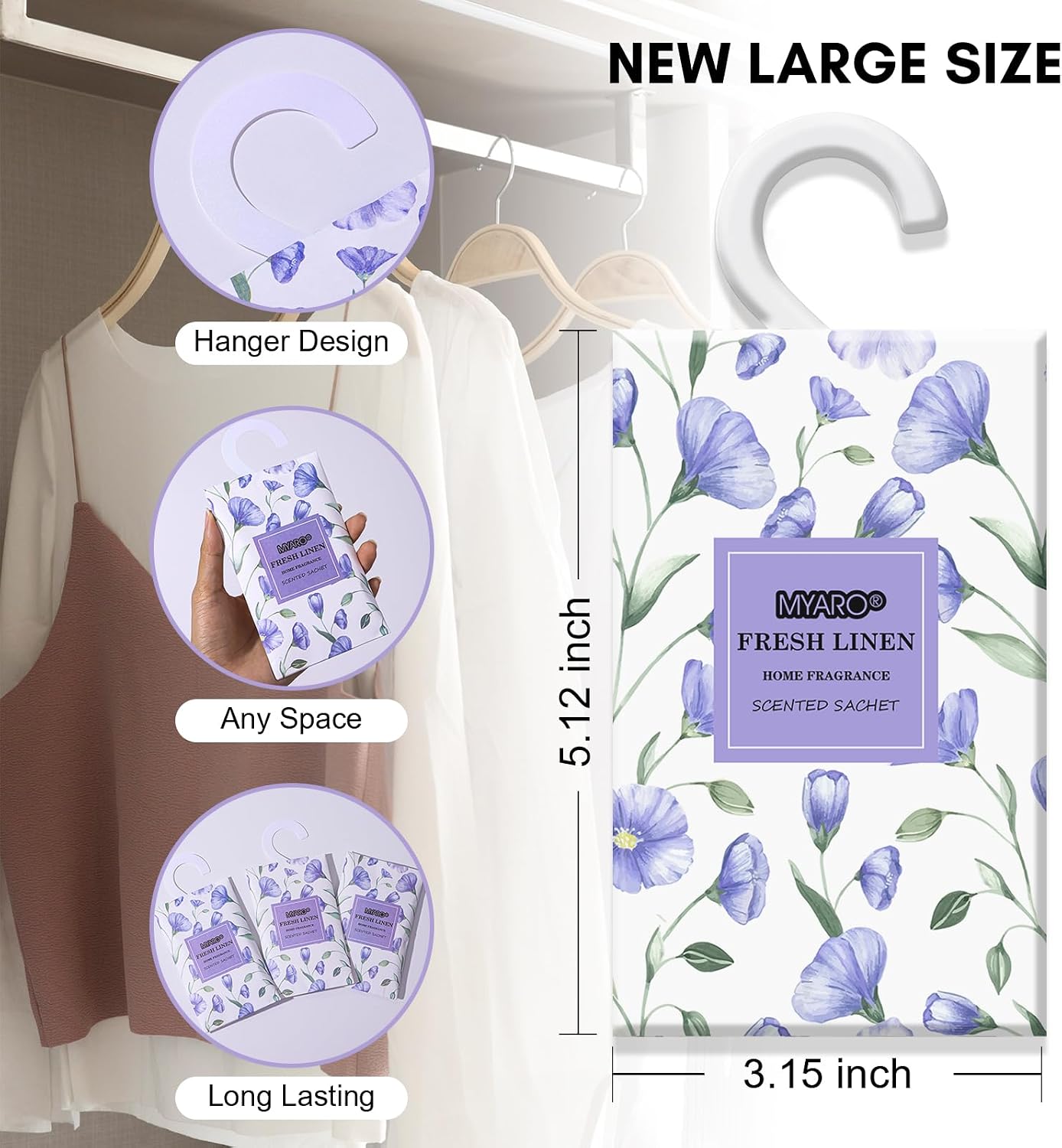 12 كيس معطر من الكتان للأدراج  - مراجعة Home Fragrance Linen وسعره